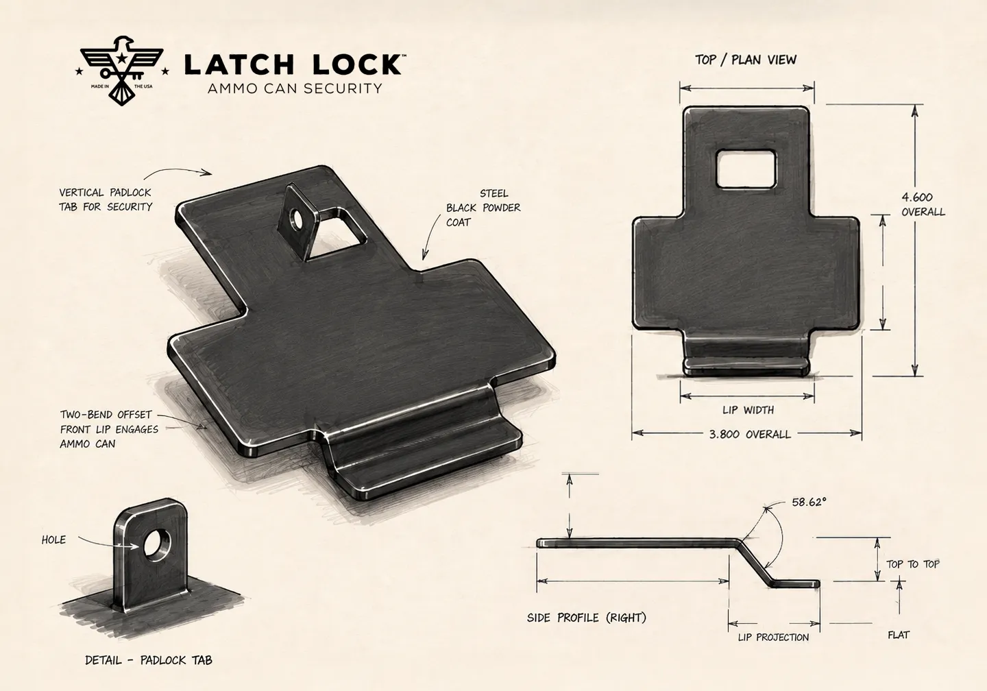 Latch-Lock_marker-render Latch Lock ammo can security system