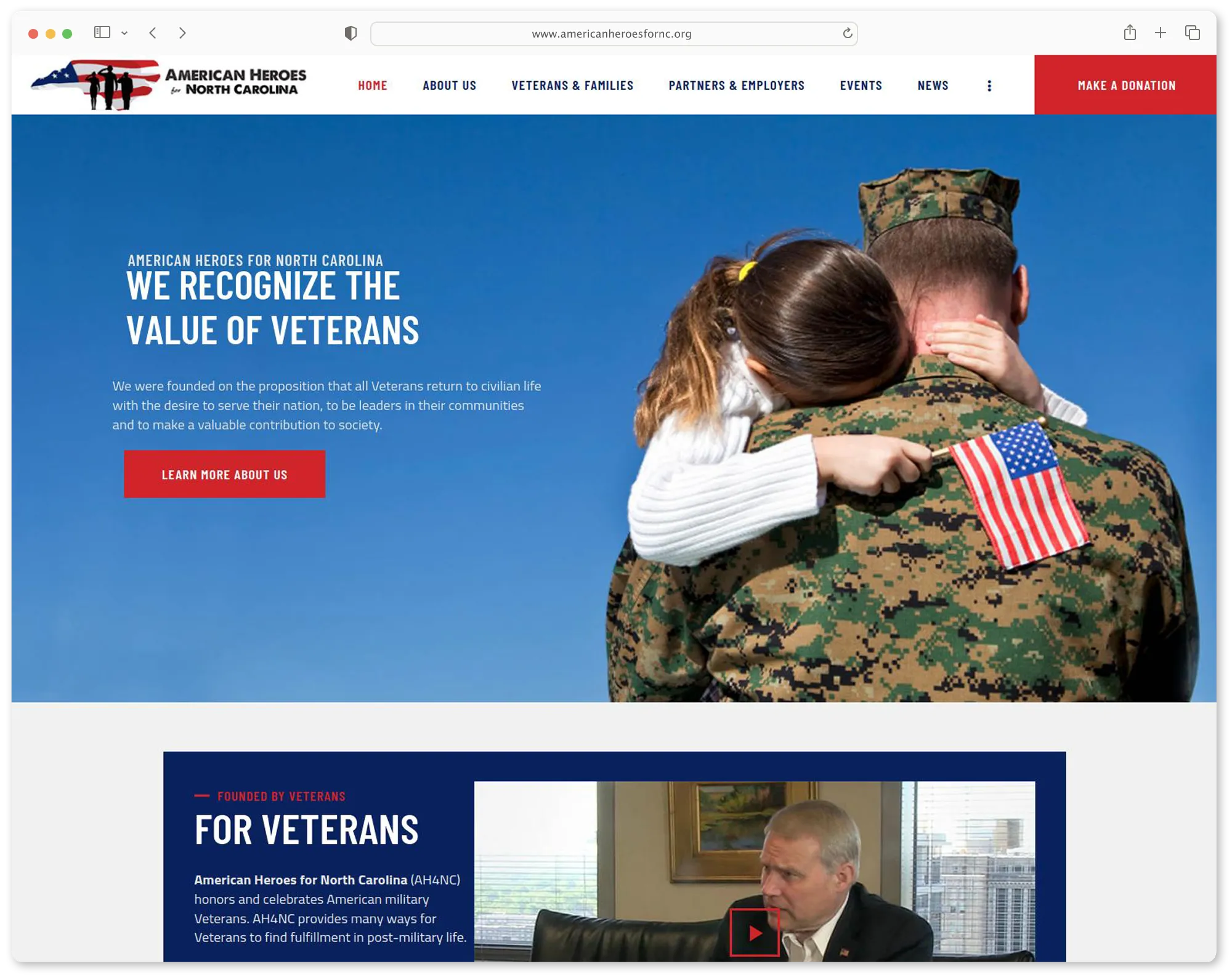 Web_AH4NC-Home_framed American Heroes for North Carolina