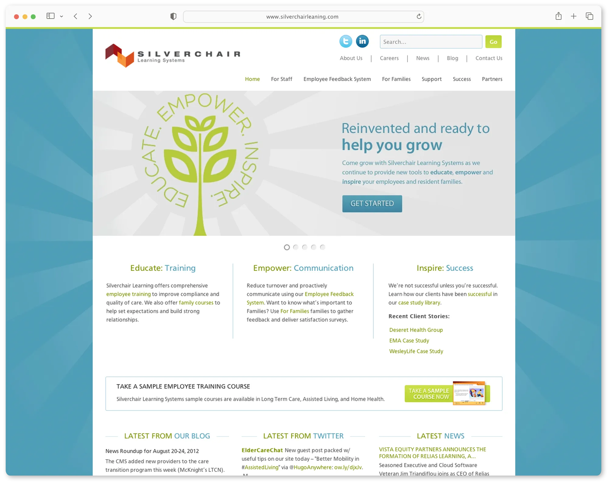 Web_Silverchair-Home_framed Silverchair Learning Systems