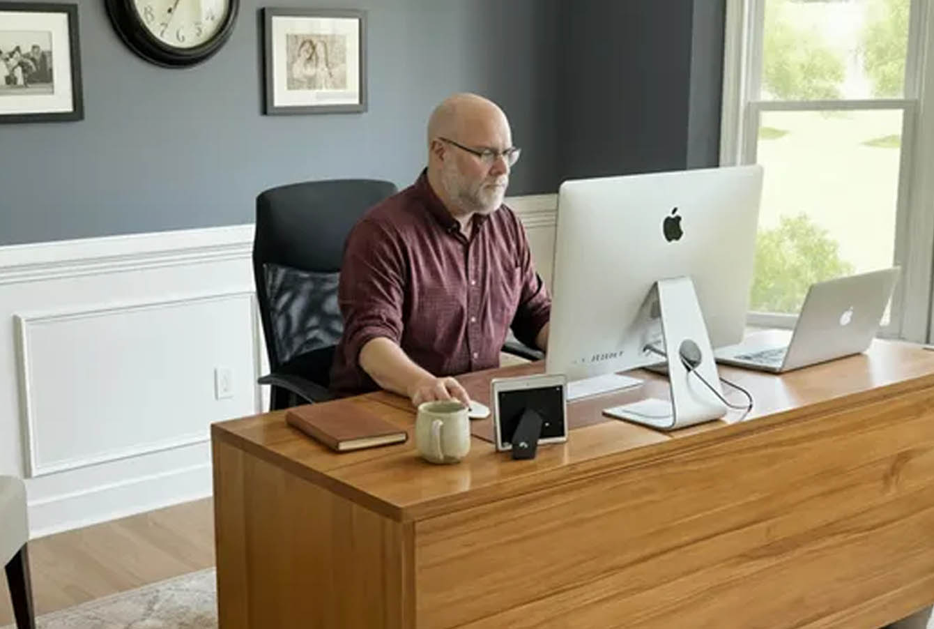Kevin Fisher and Grow Fish Design office
